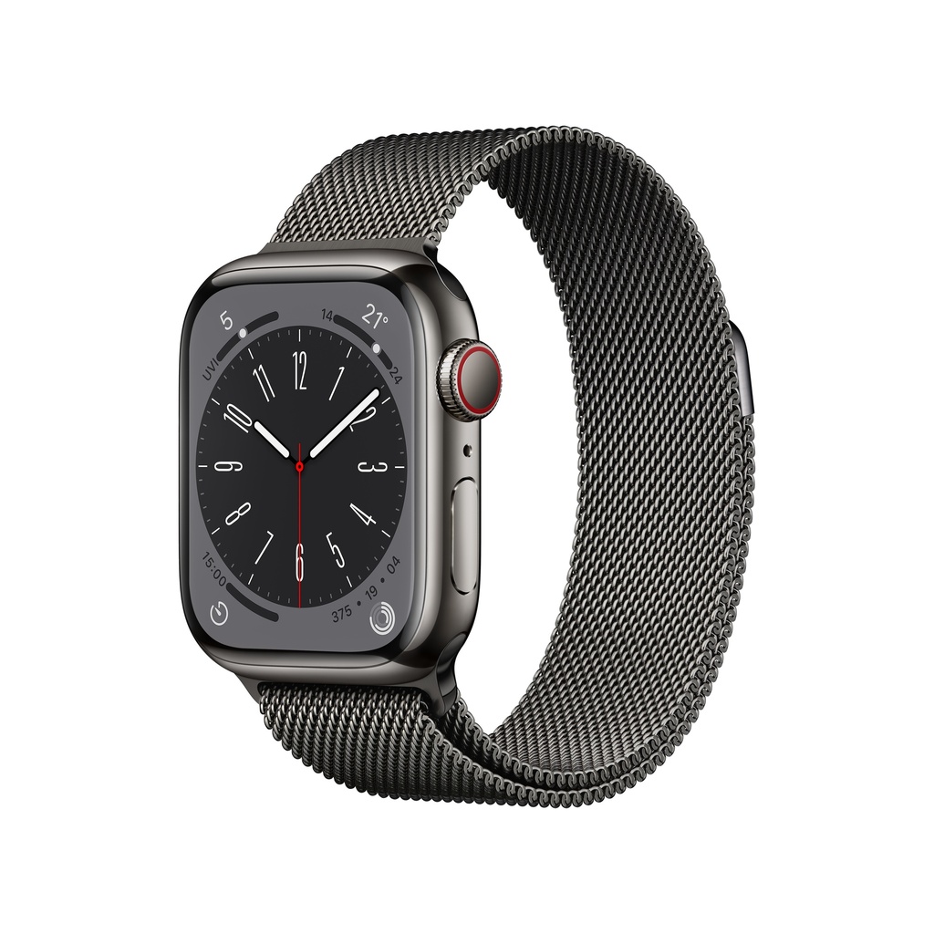 大人女性の [GPS 8 w/Midnight Apple Watch Watch Apple 8 Series 8 Series 41mm  Smart メンズ